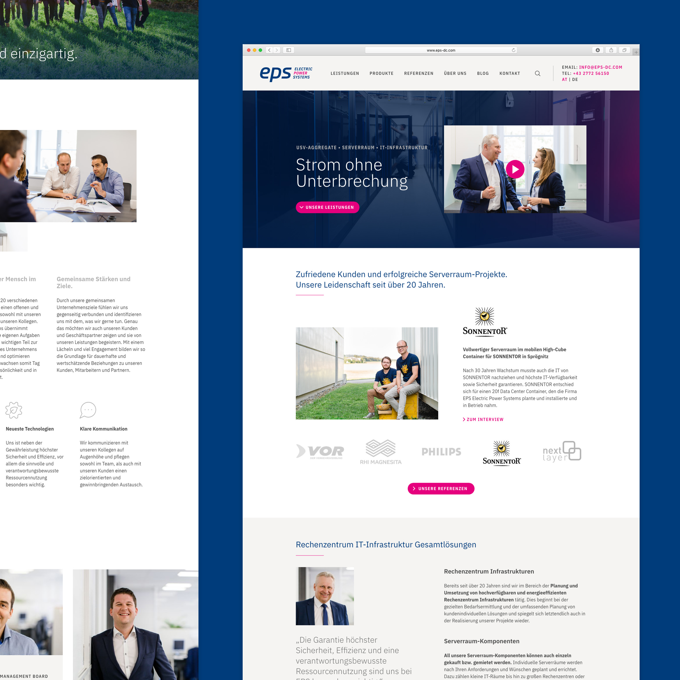 EPS Electric Power Systems Website
