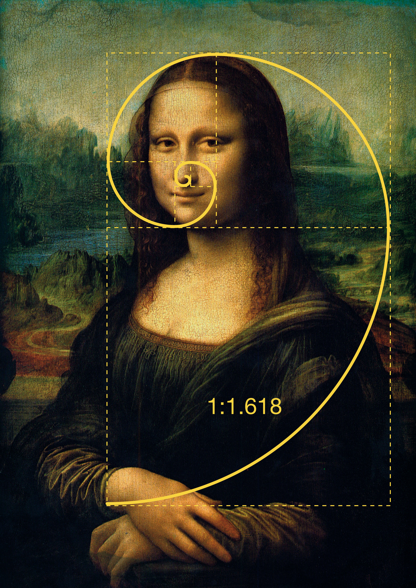 Mona Lisa Golden Ratio